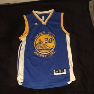 Steph curry adidas warriors jersey size Large men’s +2 length